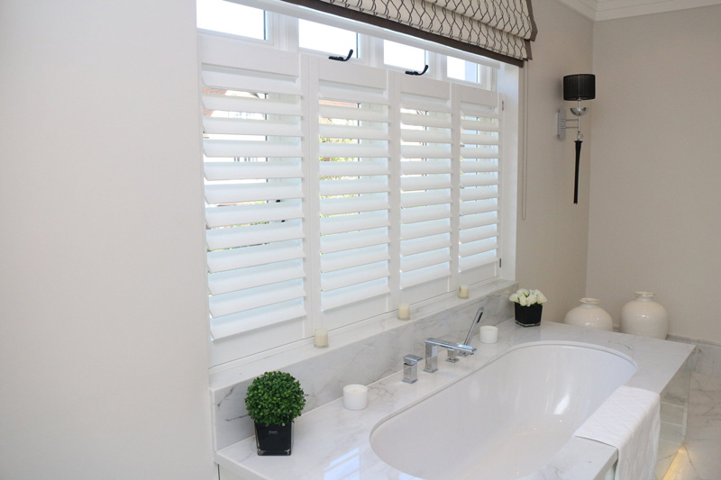 Half Height Bathroom Shutters